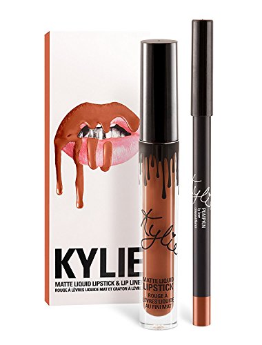 Kylie Matte Liquid Lipstick & Lip Liner - PUMPKIN