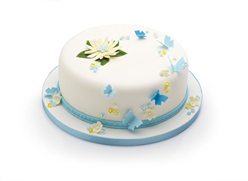 Plateau à gâteau-rond-argent - 10 cm