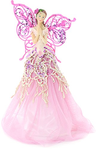 Festive Arbre, Angel Rose, Résine et tissu déco...