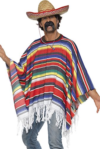 - cs926141 - déguisement poncho mexicain rainbo...