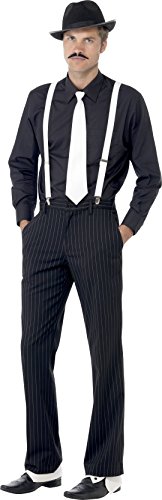 Smiffys - Kit Gangster (Bretelles-Cravate-Chape...