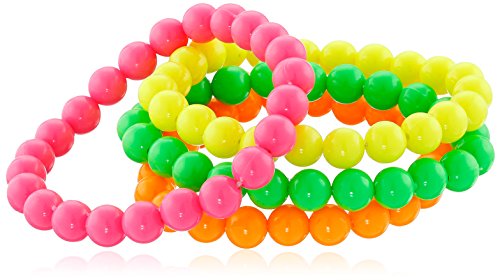 - ref 27366 - bracelets à billes fluos