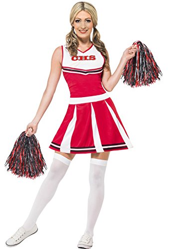 LADIES RED COLLEGE HIGHSCHOOL CHEERLEADER FANCY...