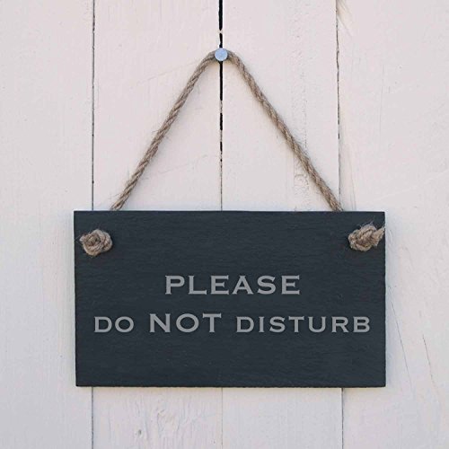 The Slate Range 'Veuillez ne pas déranger' Ardoise à accrocher Inscription code EAN 5020657984565 