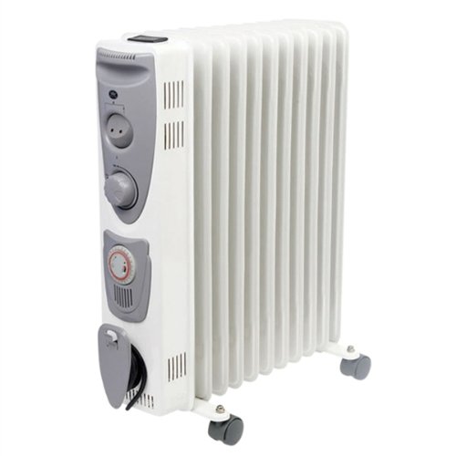 Radiateur Bain d'Huile 2.5kW 11 Éléments avec P...