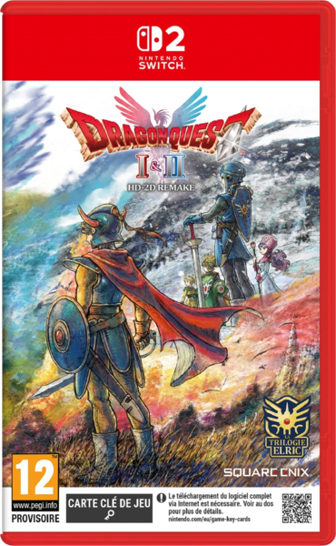 117470008 Le Jeu Switch 2 Dragon Quest I Ii Remake  code EAN 5021290100855 