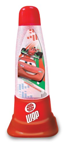 Lampe à lave paillettes Cars 2 15 cm