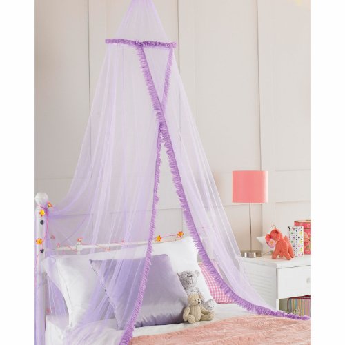 Ciel de lit filet en tulle pour enfant filles