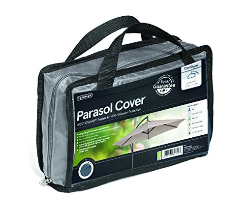 35991 housse pour parasol déporté polyester gri...