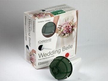 Wedding Belle Bouquet porte Silk Flowers Lot de 4