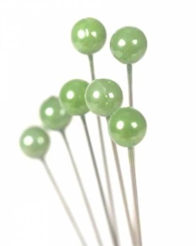 Apple Vert perles épingles à tête ronde pour ma...