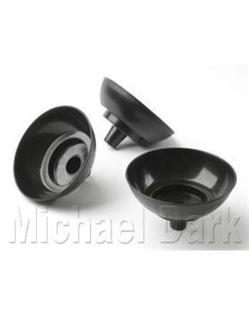 Grande bougie à tasses Noir Lot de 10