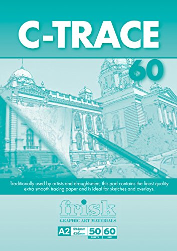 C-trace 60 bloc de papier calque, transparent, a3