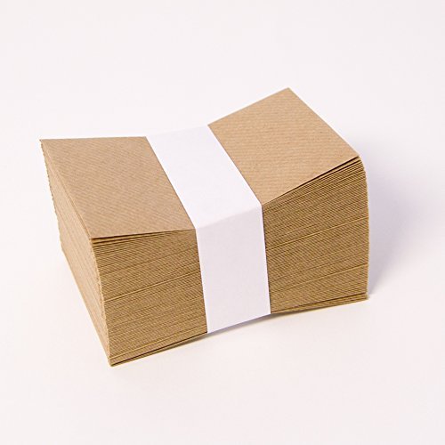 Apac Lot de 100 enveloppes en papier kraft haut...