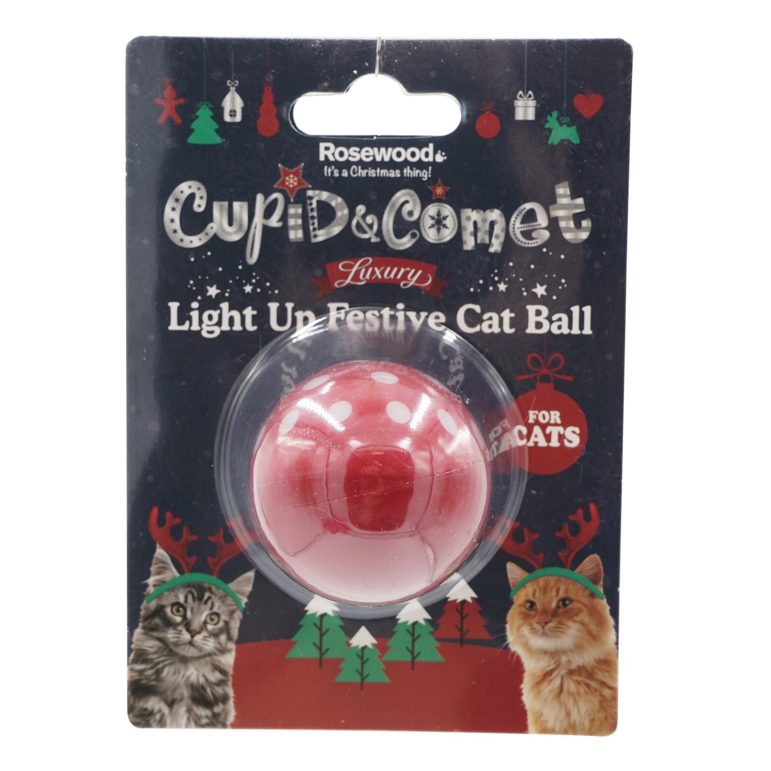 Jouet pour chat balle festive 