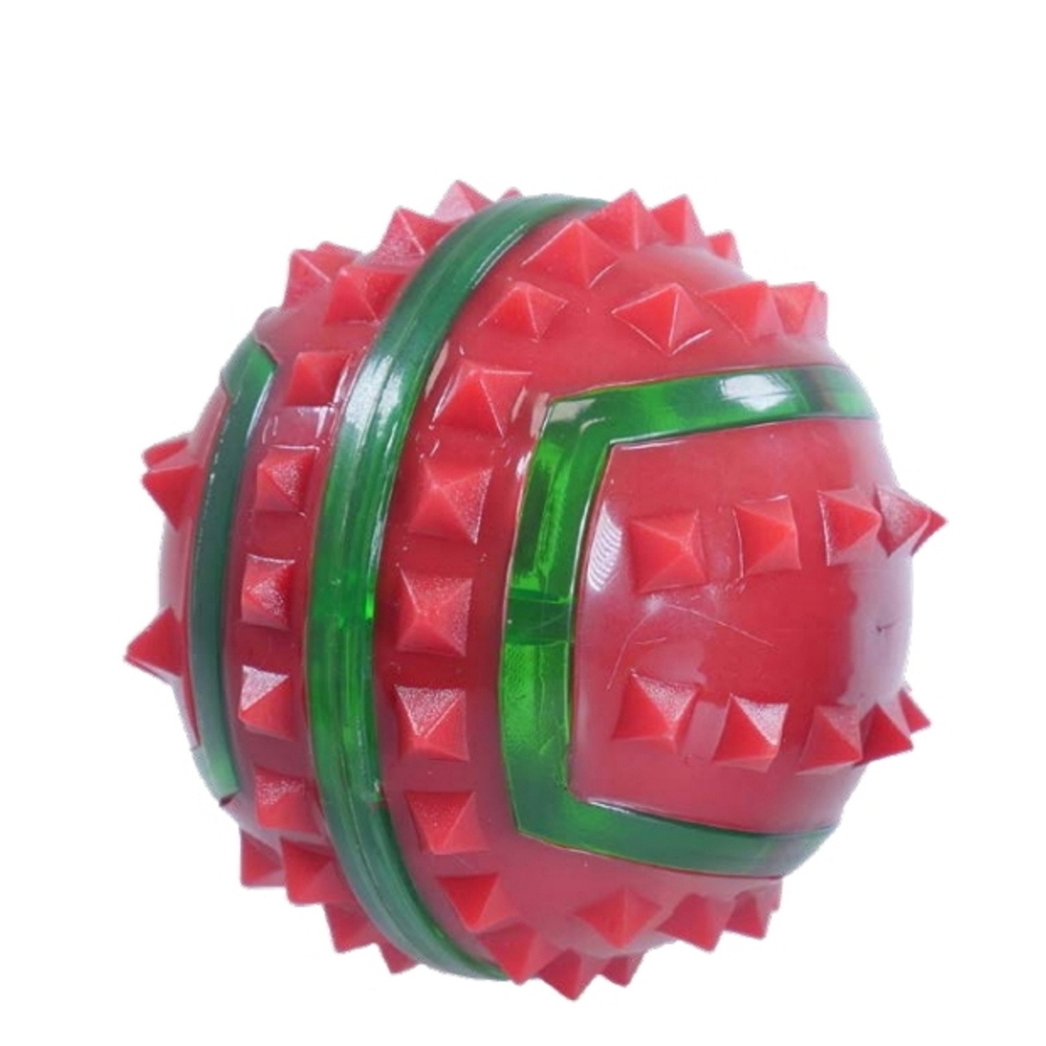 Balle pour chien festive flashing 