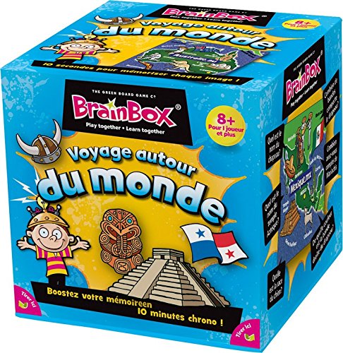 - 93303 - jeu enfants - brain box voyage autour...