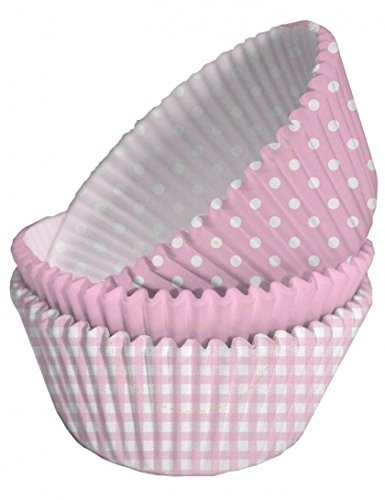 Parafete Caissettes à cupcakes roses et blanches (x75) 5026281925462 (5026281925462)