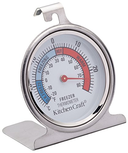 Fridge thermometer, stainless steel