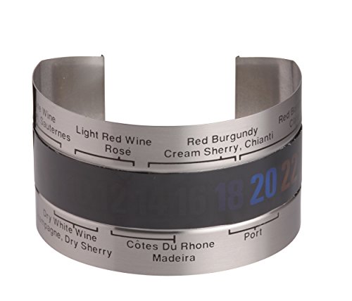 Barcraft Thermomètre à vin bracelet - livré dan...