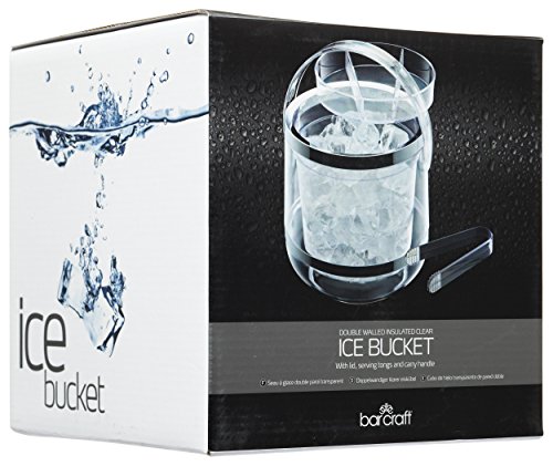 Seau à glace isotherme double paroi en acrylique