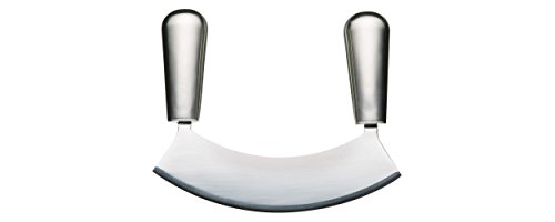 Acero hachoir demi-lune inox 18 cm