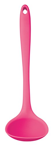Colourworks silicone ladle, pink, 28cm