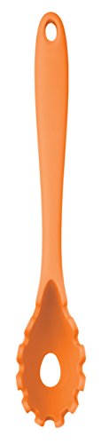Colourworks silicone pasta server, orange, 28cm