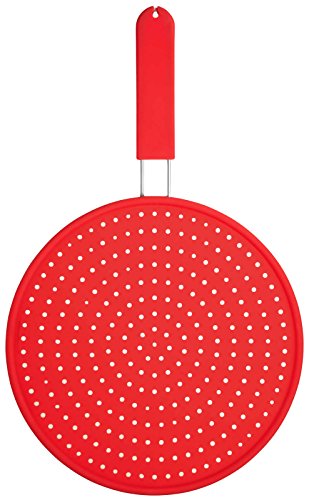 Grille anti-projections en silicone (rouge)