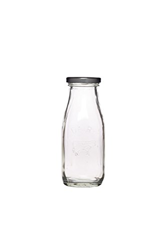 Home made bouteille de lait en verre à visser, ...