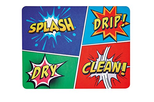 Tapis de séchage pour vaisselle motif bande des...