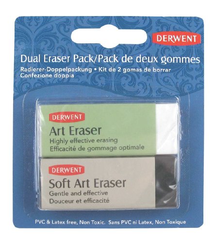 DERWENT Derwent Pack de 2 Gommes pour Artistes code EAN 5028252334396 