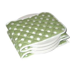 Hot Ideas Chauffe assiette électrique - 12 assiette pois vertes et blanches (eur prise) 5028335000576 (5028335000576)