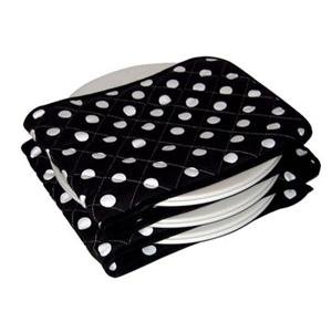 Hot Ideas Chauffe assiette électrique - 12 assiette pois noires et blanches (eur prise) 5028335000613 (5028335000613)