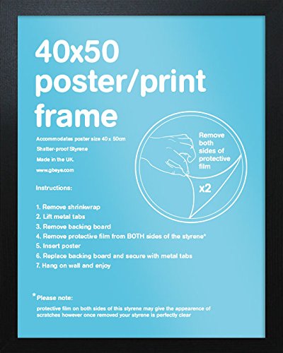 GB Eye Cadre pour petite affiche Noir 40 x 50 cm 5028486109418 GB Eye Limited