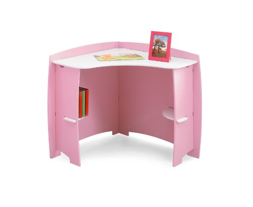Legare Princess bureau d'angle rose/blanc 81,3 x 81,3 x 81 cm code EAN 5028735525044 