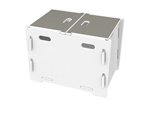 Skateboard boîte de rangement 60 x 44,2 x 42 cm...