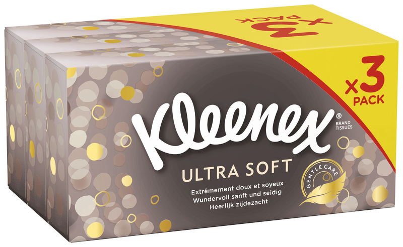 BOÎTE MOUCHOIRS ULTRA SOFT 3X72 kleenex