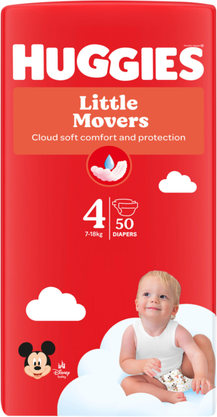  50% D'économie Sur Les Gammes Little Movers Et Extra Care code EAN 5029053584850 