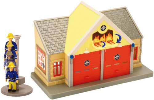Fireman Sam Playset With Figure - Fire Station