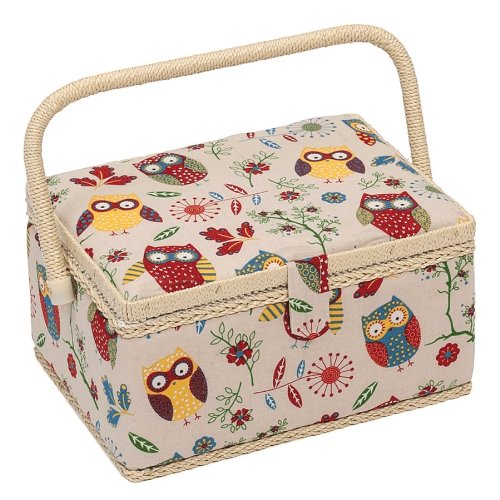 Mrm/29 hiboux conception boîte à coudre sur le ...