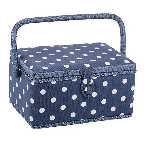 Mrm/32 | boîte à couture | blanc pois imprimer ...