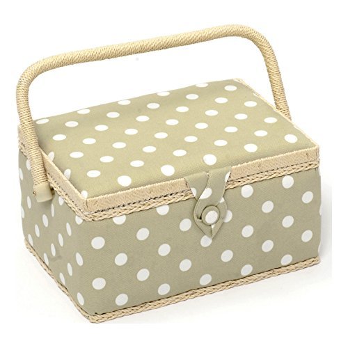 Motif tache boîte à couture blanc sur la sauge