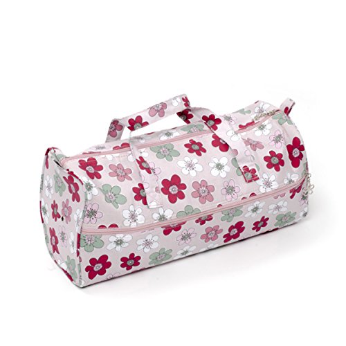 Motif floral Été sac à tricoter Rose, vert et b...