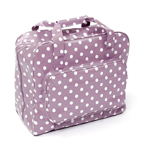 Motif tache PVC sac de machine à coudre blanc s...