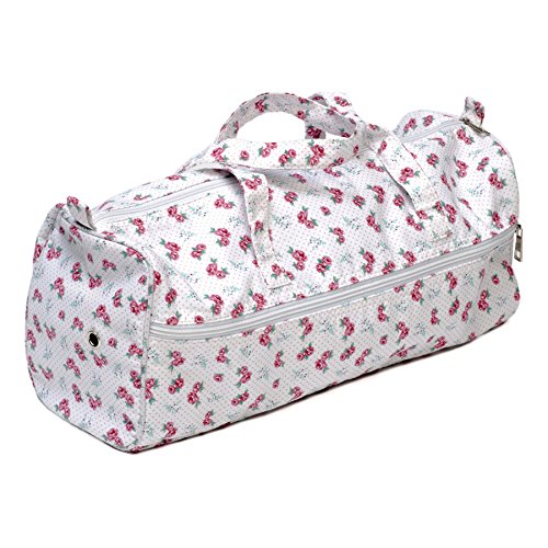 Rose Motif tache sac à tricoter rose foncé sur ...