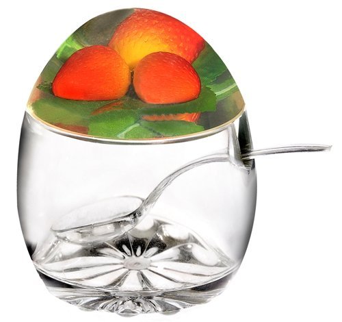 Pot à confiture avec cuillère - acrylique - des...