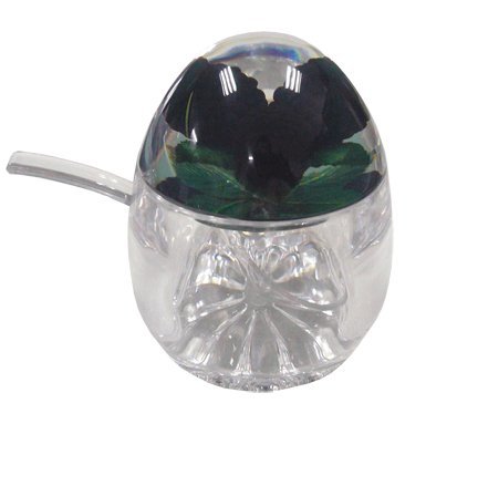 Pot à confiture avec cuillère - acrylique - des...