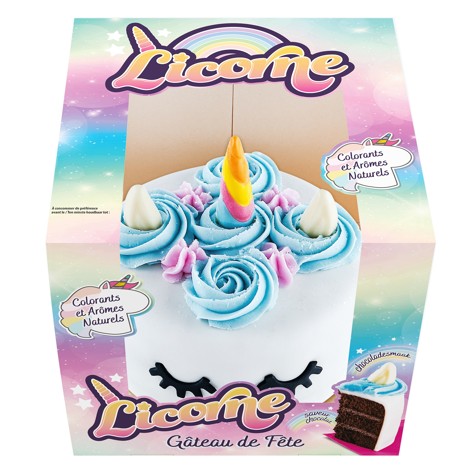 Gâteau 3D Licorne saveur chocolat LIGHTBODY EUROPE