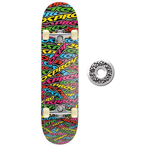 Stickers double kick pro skateboard multicolore